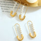 Pin pearl earrings gold/silver [Pre-order item]