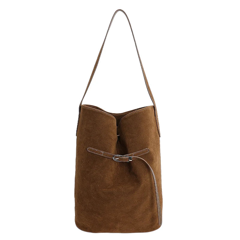 スエードタッチ・ワンハンドルトート 4色【予約商品】