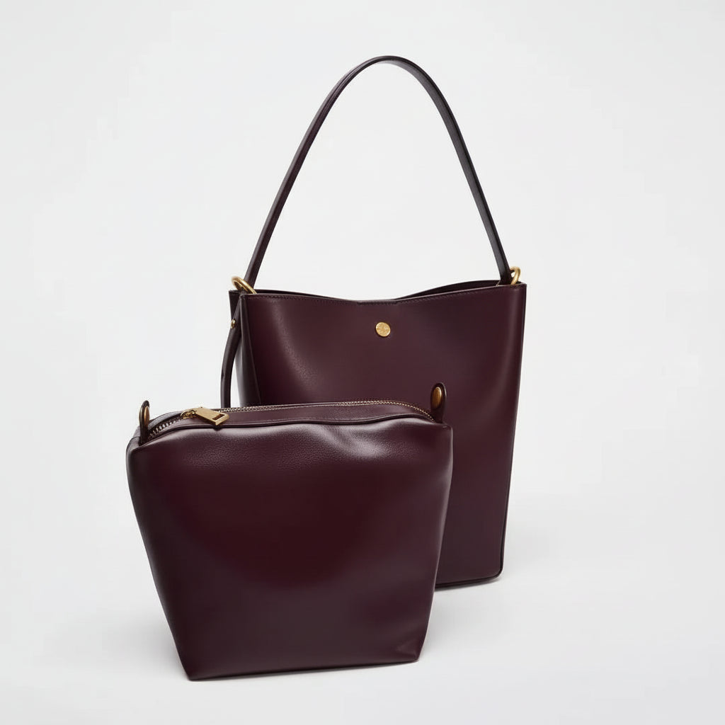 2wayインバッグ付き ミニマルベルトショルダーバッグ 4色【予約商品】