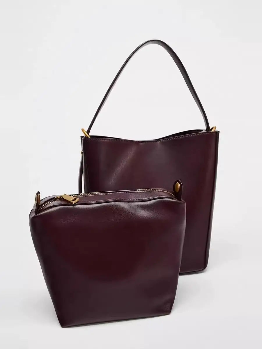 2wayインバッグ付き ミニマルベルトショルダーバッグ 4色【予約商品】