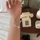 Ball Chain &amp; One Knot Bracelet Silver [Pre-order Item]