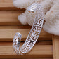 Elegant Lace Cuff Bracelet Silver [Pre-order Item]