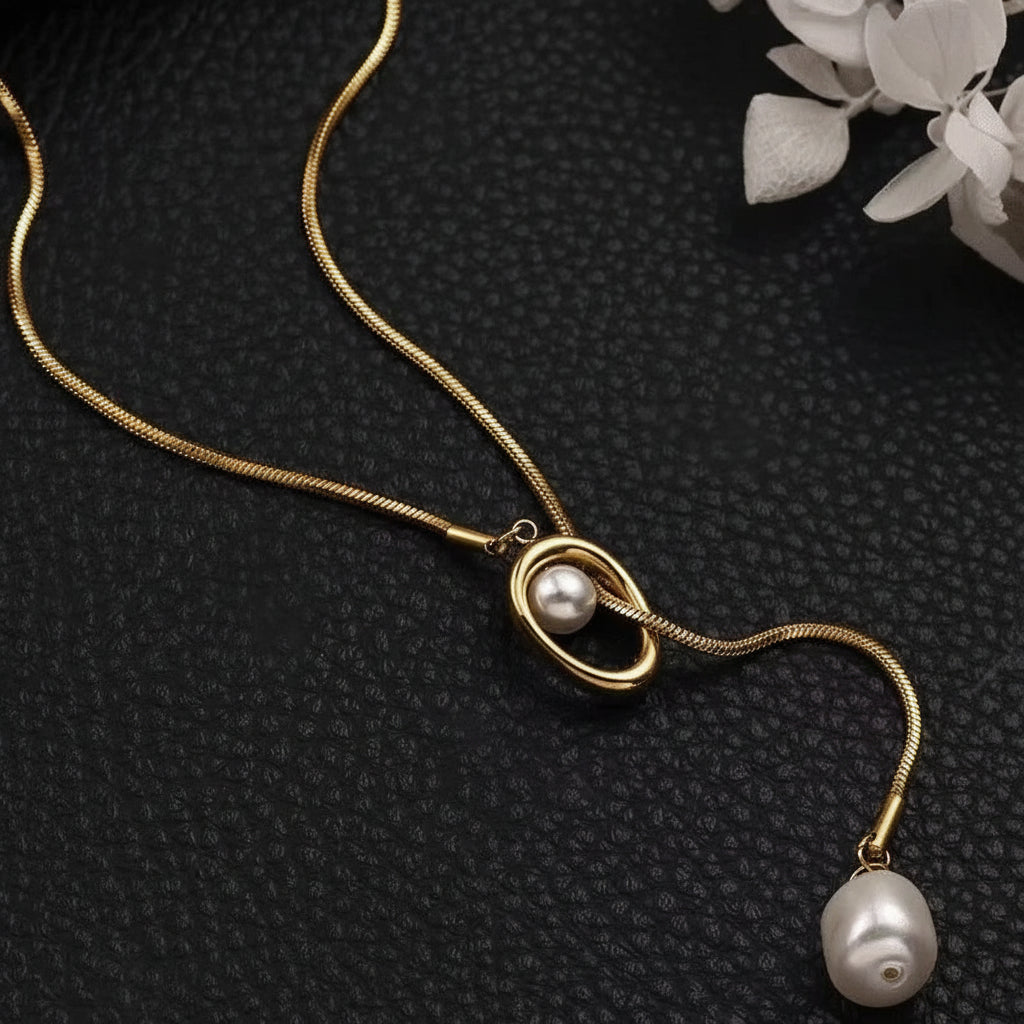 ニュアンスパール ロングネックレス【予約商品】