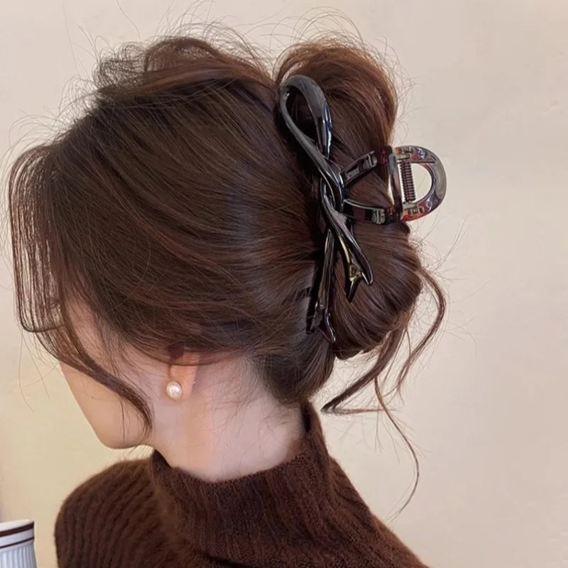 ニュアンスリボン・ヘアクリップ 3色【予約商品】