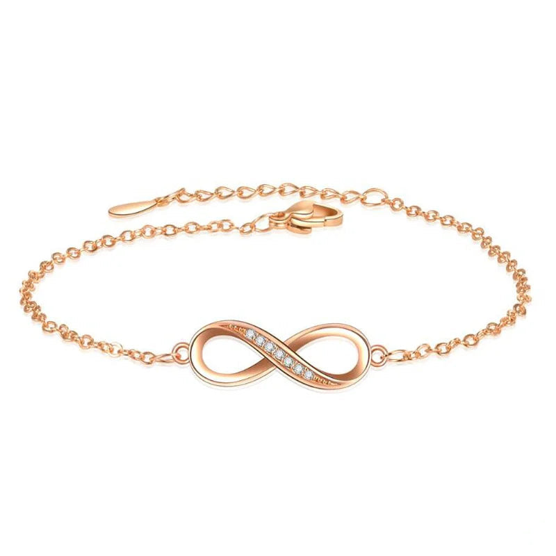 Infinity Kiss Bracelet Silver/Rose Gold [Pre-order item]