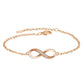 Infinity Kiss Bracelet Silver/Rose Gold [Pre-order item]