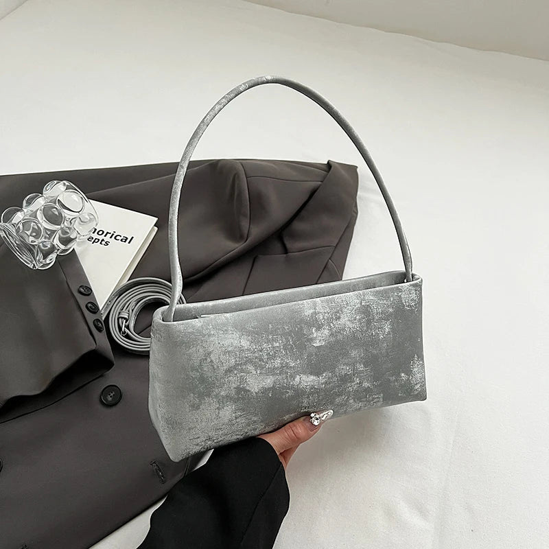 ベロアタッチ ミニショルダーバッグ　4色【予約商品】