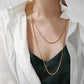 Double Glow Necklace Silver/Gold [Outlet Item]