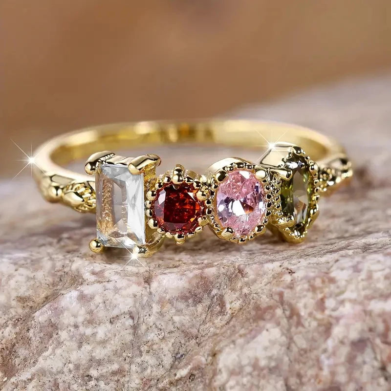 Shine Gem Mix Ring [Pre-order item]