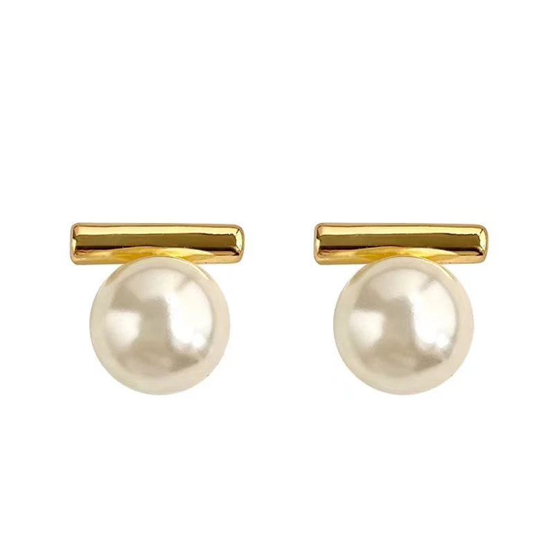 モダンバー＆パールピアス　3種　【予約商品】