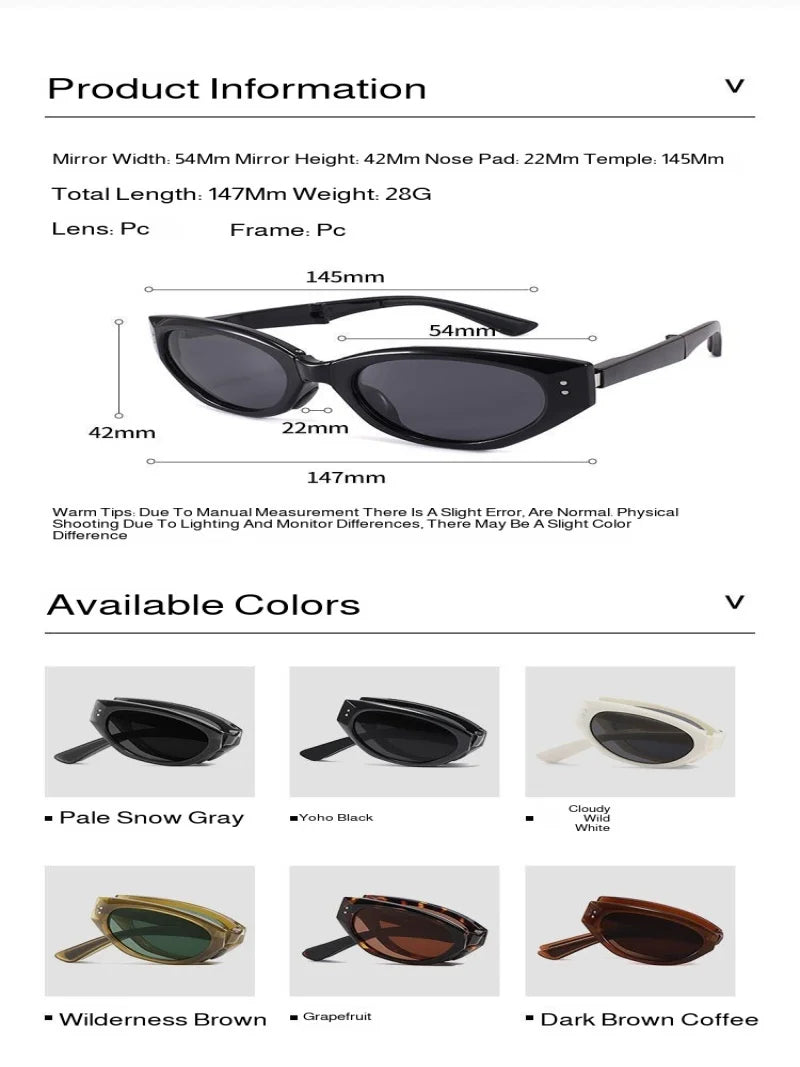 フォールディング・コンパクトサングラス 6色【予約商品】