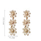 Triple Flower Earrings/Earrings Gold [Pre-order item]