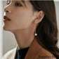 Swing Pearl Ear Cuff 2style Gold [Fast Shipping]