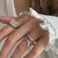 Elegance Moonstone Ring (2 types) [Pre-order item]