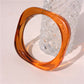 Clear Colorful Two-tone Bangle [Pre-order Item]
