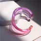 Clear Colorful Two-tone Bangle [Pre-order Item]