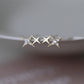 Double Star Earrings Gold/Silver [Pre-order Item]