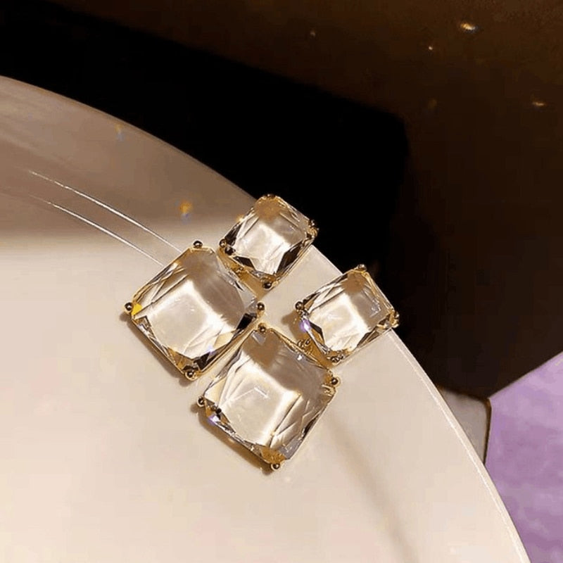 Crystal Drop Earrings [Fast Shipping]