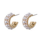 Mini pearl gold cuff earrings/earrings [Fast delivery]