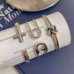 Vintage style silver bangle 3 types [Pre-order item]