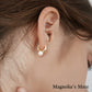 Petite pearl earrings gold/silver [Fast delivery]