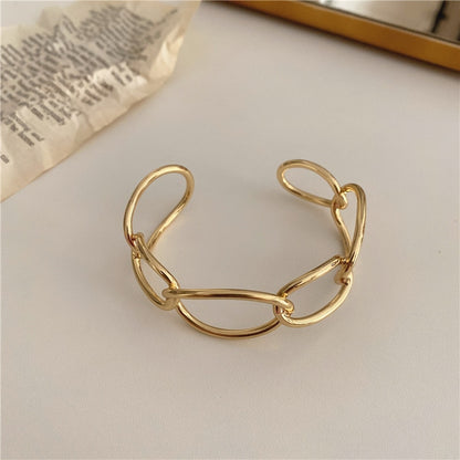 Chain Cuff Bangle Gold/Silver [Fast Shipping]