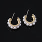 Mini pearl gold cuff earrings/earrings [Fast delivery]
