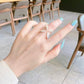Symmetrical Cross Ring Silver/Gold [Fast Shipping]