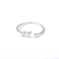 Initial Stone Ring AZ 3 colors [Pre-order item]