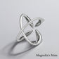 Symmetrical Cross Ring Silver/Gold [Fast Shipping]