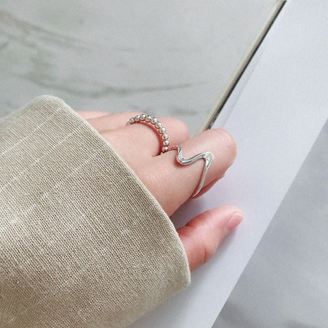 Twisted Wave Ring Gold/Silver [Pre-order item]