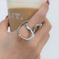 Snake Curve Ring Gold/Silver [Fast Shipping]