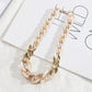 Gold accent chain necklace in 5 colors [Pre-order item]