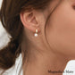 Petite pearl earrings gold/silver [Fast delivery]
