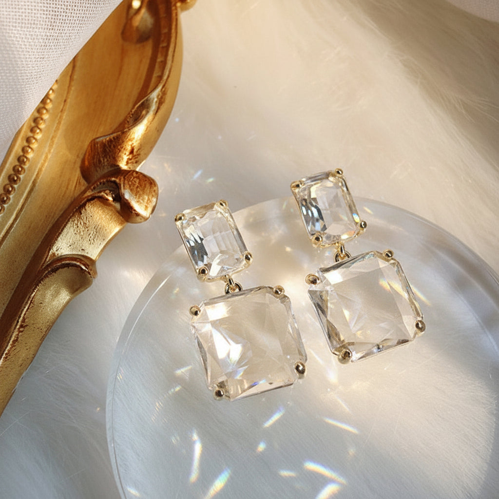 Crystal Drop Earrings [Fast Shipping]