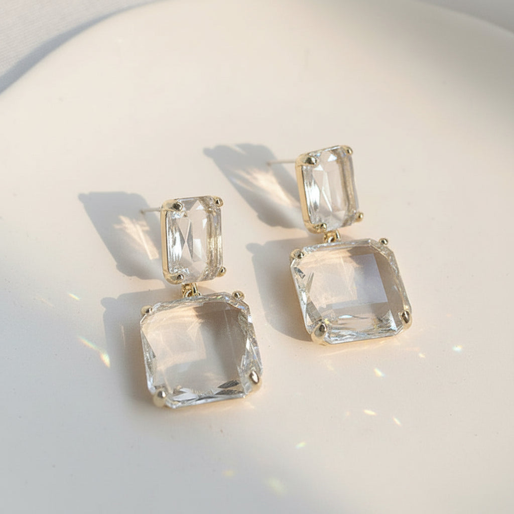 Crystal Drop Earrings [Fast Shipping]