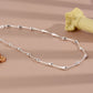 Fishbone Necklace Silver [Fast Shipping]