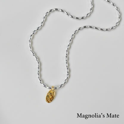 ヴィンテージ　シルバーチェーンネックレス 　【スピード配送】