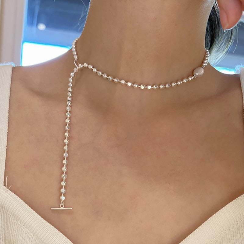 MAGDA BUTRYM  ラインストーンチェーンラリアットネックレス新品 キュービックチェーン ラリアットネックレス 【スピード配送