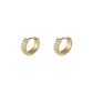 Shiny Gold One-touch Earrings [Fast Shipping]