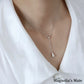 Teardrop Y-shaped necklace Gold/Silver [Fast delivery]