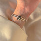 Vintage style silver bangle 3 types [Pre-order item]