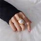 Drop pearl ring [Fast delivery]