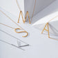 Large Initial Necklace Gold [Pre-order Item]
