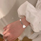 Heart Pendant Chain Bracelet Silver [Fast Shipping]