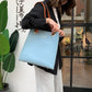 Two-tone tote bag in 4 colors [Pre-order item]