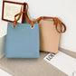 Two-tone tote bag in 4 colors [Pre-order item]
