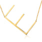 Large Initial Necklace Gold [Pre-order Item]