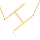 Large Initial Necklace Gold [Pre-order Item]
