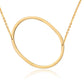 Large Initial Necklace Gold [Pre-order Item]